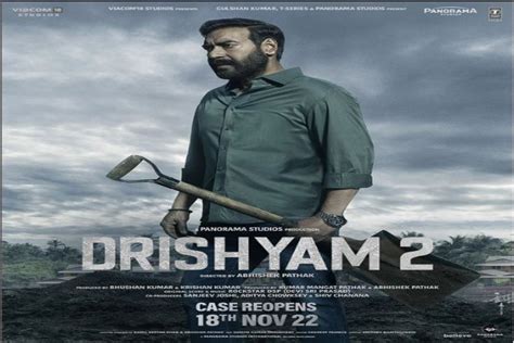 Ajay Devgns Intense Look Revealed In The New Poster Of Drishyam 2