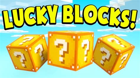 Minecraft Lucky Blocks Youtube