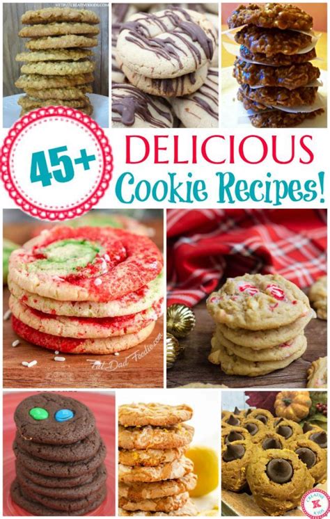 Tasty Tuesdays 45 Cookie Recipes Creative K Kids In 2020 Cookie