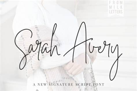7 professional sarah script fonts to download. *NEW*Sarah Avery Script Font ~ Script Fonts ~ Creative Market