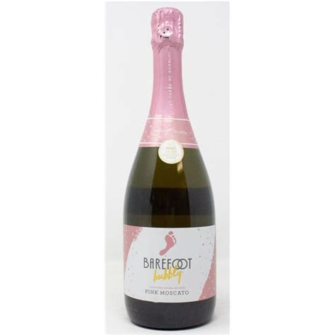 Barefoot Bubbly Pink Moscato 750ml 8 Alc