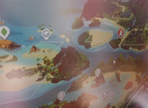 The Sims 4 Island Living World Map Sim Traits Aspiration And Lot