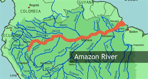 The Longest River In South America The 7 Continents Of The World