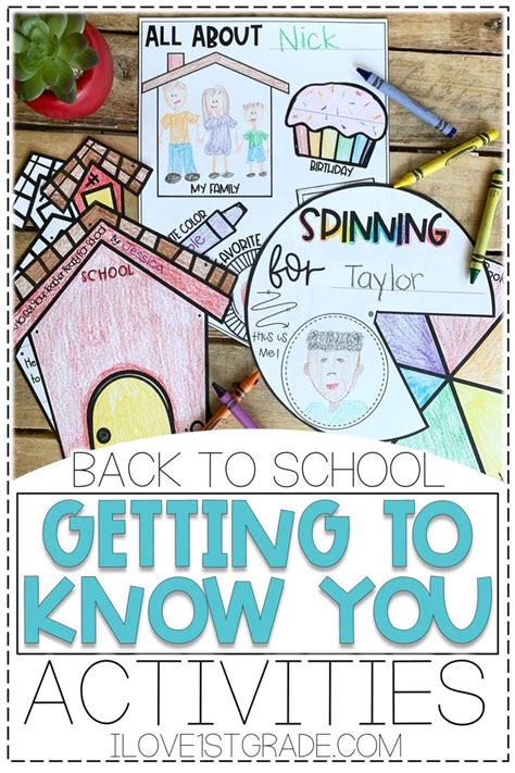 Back To School Getting To Know You Activities And Printables For The Classroom With Text Overlay
