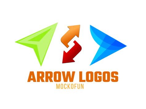 Arrow Logo Png 3 In 1 Customizable Pack Mockofun