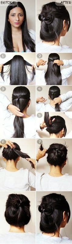 Quick And Easy 2 Minute Casual Updo Tutorial Haircuts