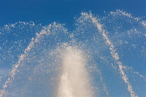 Abstract Splashing Fountain Stock Photo Image Of Waterfall Freshness