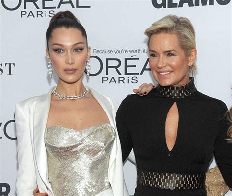 dlisted yolanda hadid is getting dragged for allowing bella hadid to get a nose job at 14