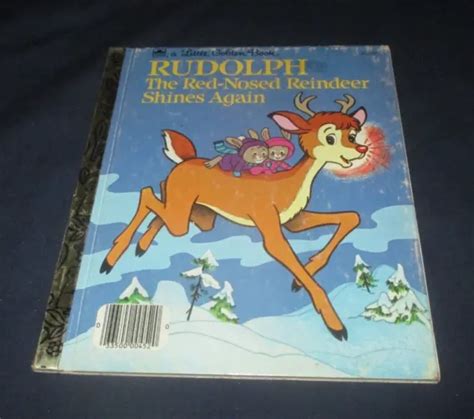 Vintage Rudolph The Red Nosed Reindeer Shines Again 1982 A Little