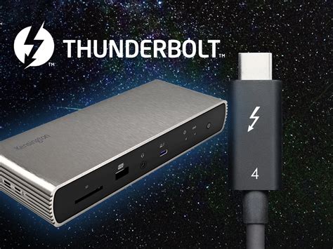 Kensington Unveils First Fully Powered Thunderbolt 4 Laptop Docking