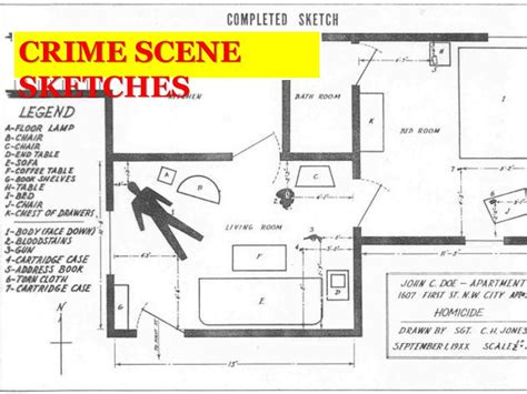 Crime Scene Sketch Template