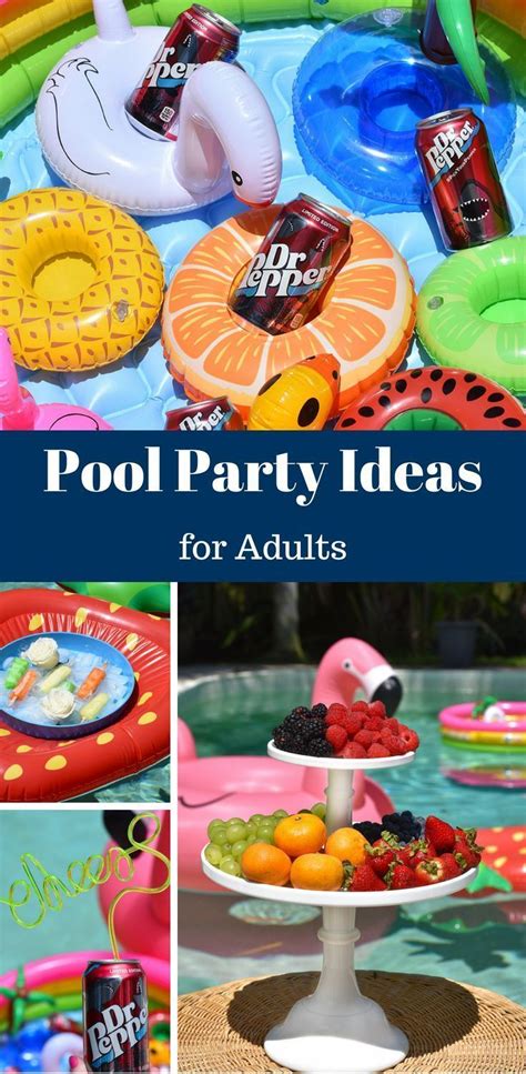 Get Inspiration For Pool Party Ideas For Adults Including Backyard