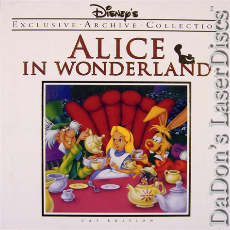 Alice In Wonderland Laserdisc Rare Laserdiscs Boxsets Box Sets
