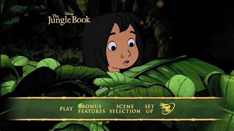 The Jungle Book 1967 Dvd Menu Walkthrough Youtube