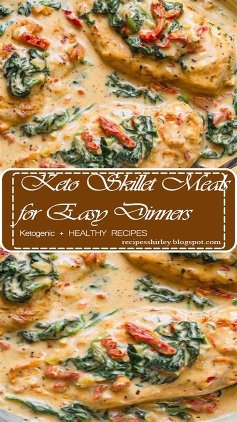 In a small bowl, mix together melted butter, lemon juice and. Keto Skillet Meals for Easy Dinners | Healthy recipes, Recipes, Easy dinner