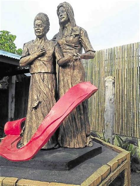 comfort woman statue installed on resort island boracay the korea times