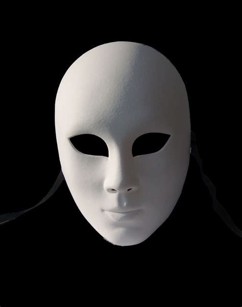 Coma white (оригинал marilyn manson). Volto venetian face mask (blank white) Type A