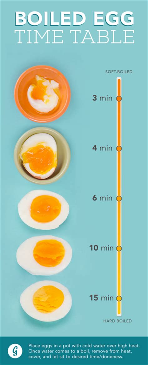 Humans have been boiling eggs for a very long time. 10 Cooking Charts That Will Make You A Kitchen Pro