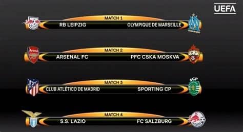 Complete table of europa league standings for the 2020/2021 season, plus access to tables from past seasons and other football leagues. Uefa define os confrontos das quartas de final da Liga ...