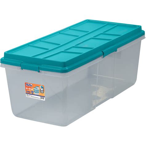 Extra Large Storage Bins 113 Qt Stackable Container Box With 4 Latches