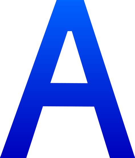 The Letter A Free Clip Art