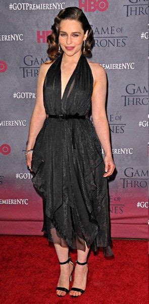 Emilia Clarke At Premiere Of Season 4 Of Game Of Thrones Got Premiere