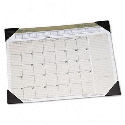 At A Glance Ht1500 Executive Monthly Desk Pad Calendar 22 X 17