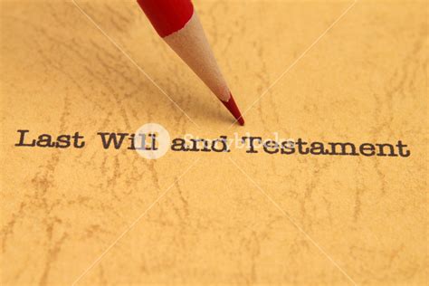 Last Will And Testament Royalty Free Stock Image Storyblocks