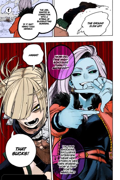 I Coloured Toga Vs Curious From Chapter R BokuNoHeroAcademia