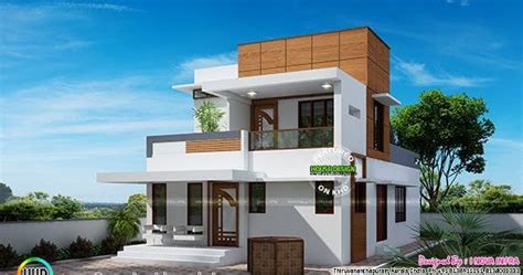Each house plan drawing has the dimensions of the foundation, floor plans, and general information. Small double floor modern house plan - Kerala home design and floor plans - 8000+ houses
