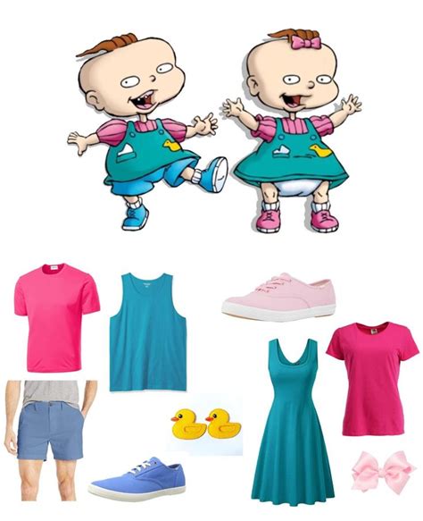 Make Your Own Phil And Lil Deville From Rugrats Costume Rugrats