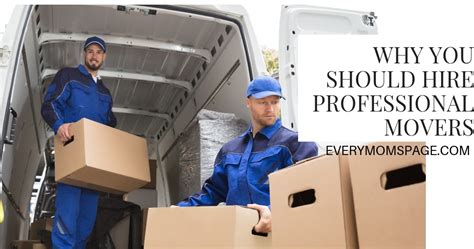 Why You Should Hire Professional Movers