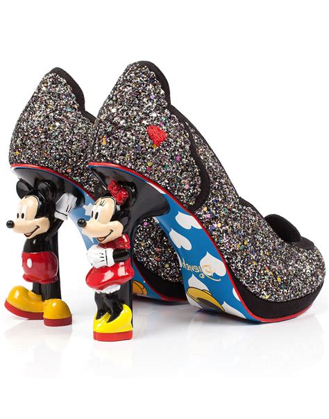 Irregular Choice Mickey And Minnie Mouse Disney Character Heels