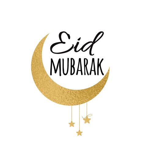 Premium Vector Eid Mubarak Vector Card Illustration With Calligraphy