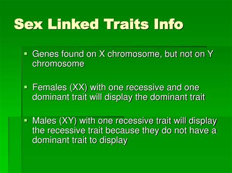 ppt sex linked traits powerpoint presentation free download id 1430883
