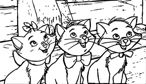 The Aristocats Printable Coloring Pages Disney Coloring Book Cricut