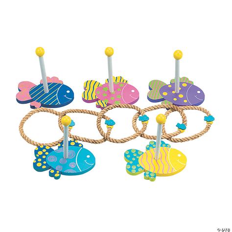 Under The Sea Wooden Ring Toss Game Discontinued