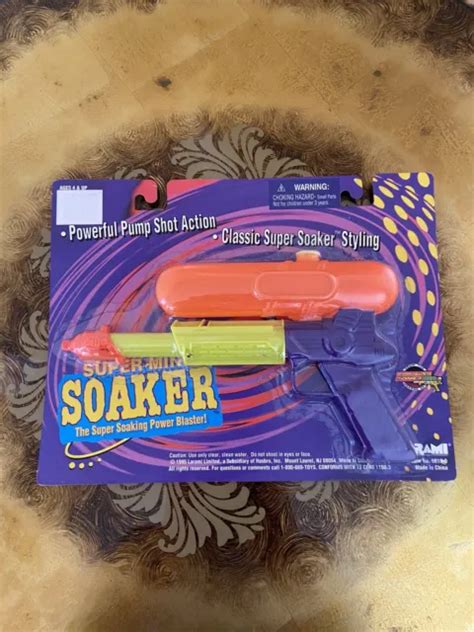 Vintage Super Soaker Mini Soaker Squirt Gun Pump Action New Toy Larami