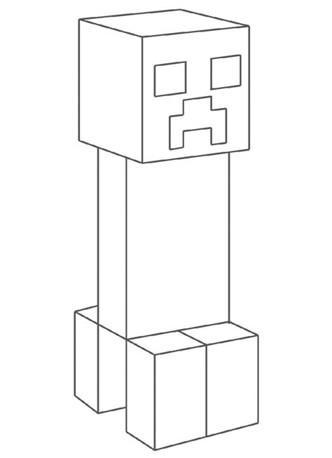 Minecraft Creeper Coloring Page For Kids K5 Worksheets