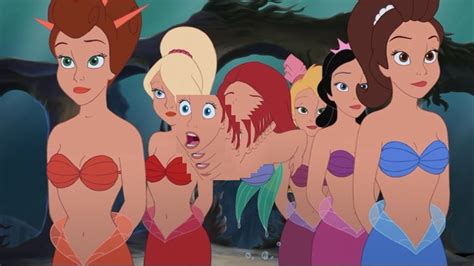 Disney Princess Ariel And Sisters Ar