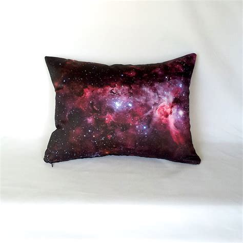Purple Carina Nebula Pillow Outer Space Nasa Telescope Photo Etsy