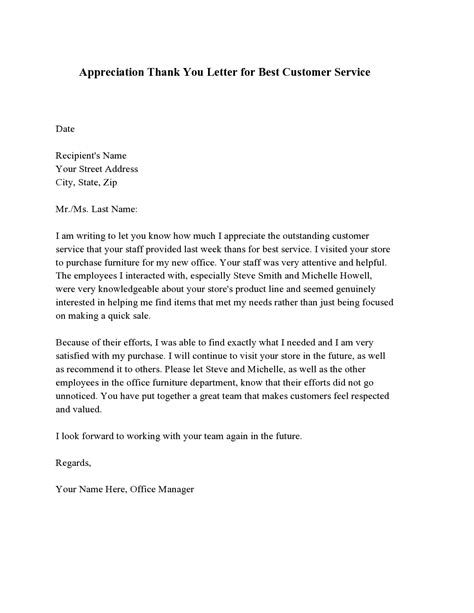 45 Best Appreciation Letters Letter Of Thankfulness Templatearchive