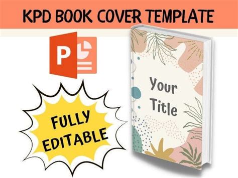 Kdp Book Cover Template Bookcover Templatebook Cover Etsy