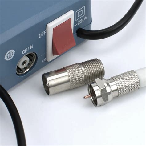 Metal Imperial Connector F Connector Tv Coaxial Plug Quick Plug Rf Coax