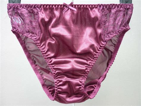 Vintage Sexy Sissy Sheer Lace Nylon Panties Undies Hi Cut