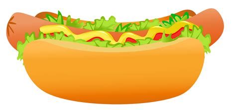 Hot Dog Png Image Transparent Image Download Size 1213x570px