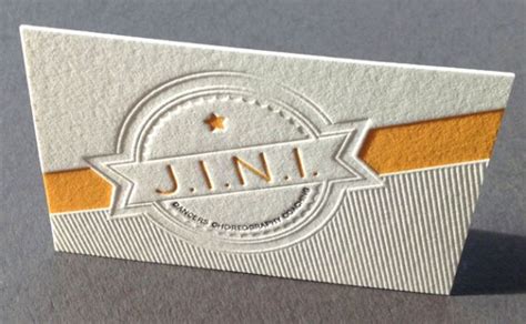 24 Beautiful Examples Of Letterpress Business Cards Airows