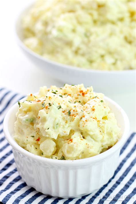 But everywhere else, it doesn't have to be christmas for potato salad to be an option. Old-Fashioned Potato Salad | Love Bakes Good Cakes