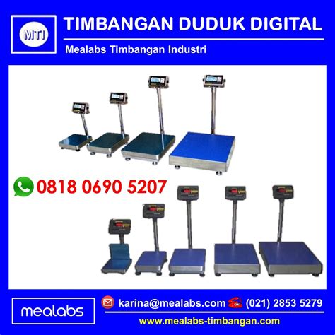 Timbangan Duduk Digital Kapasitas 150kg | Mealabs Timbangan Digital dan