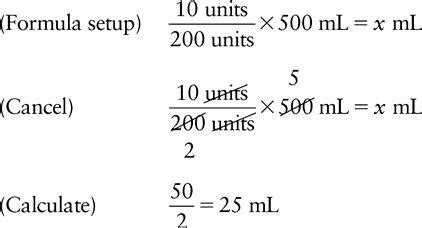 Question about dilution how many ml of a stock 4% solution should be used to make 3 pints of solution with 100 mg per liter? 17. Critical Care Intravenous Flow Rates | Basicmedical Key